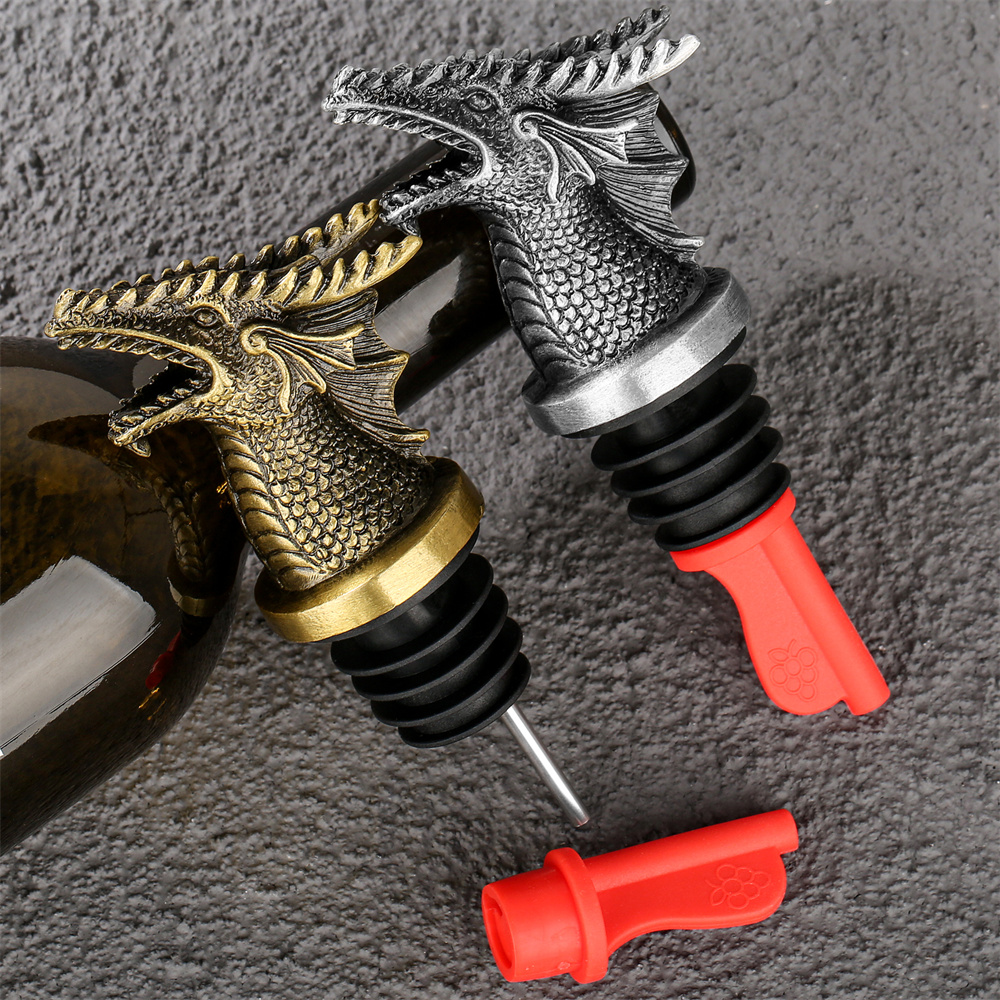 Dragon Decor Wine Bottle Stopp - Wine Preservation Pump avaliação e preço