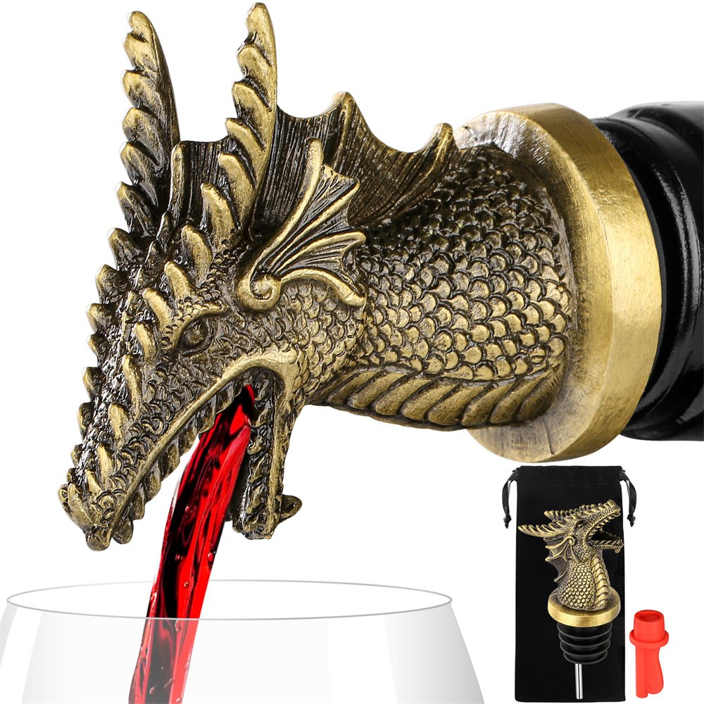 Dragon Decor Wine Bottle Stopp - Wine Preservation Pump avaliação e preço