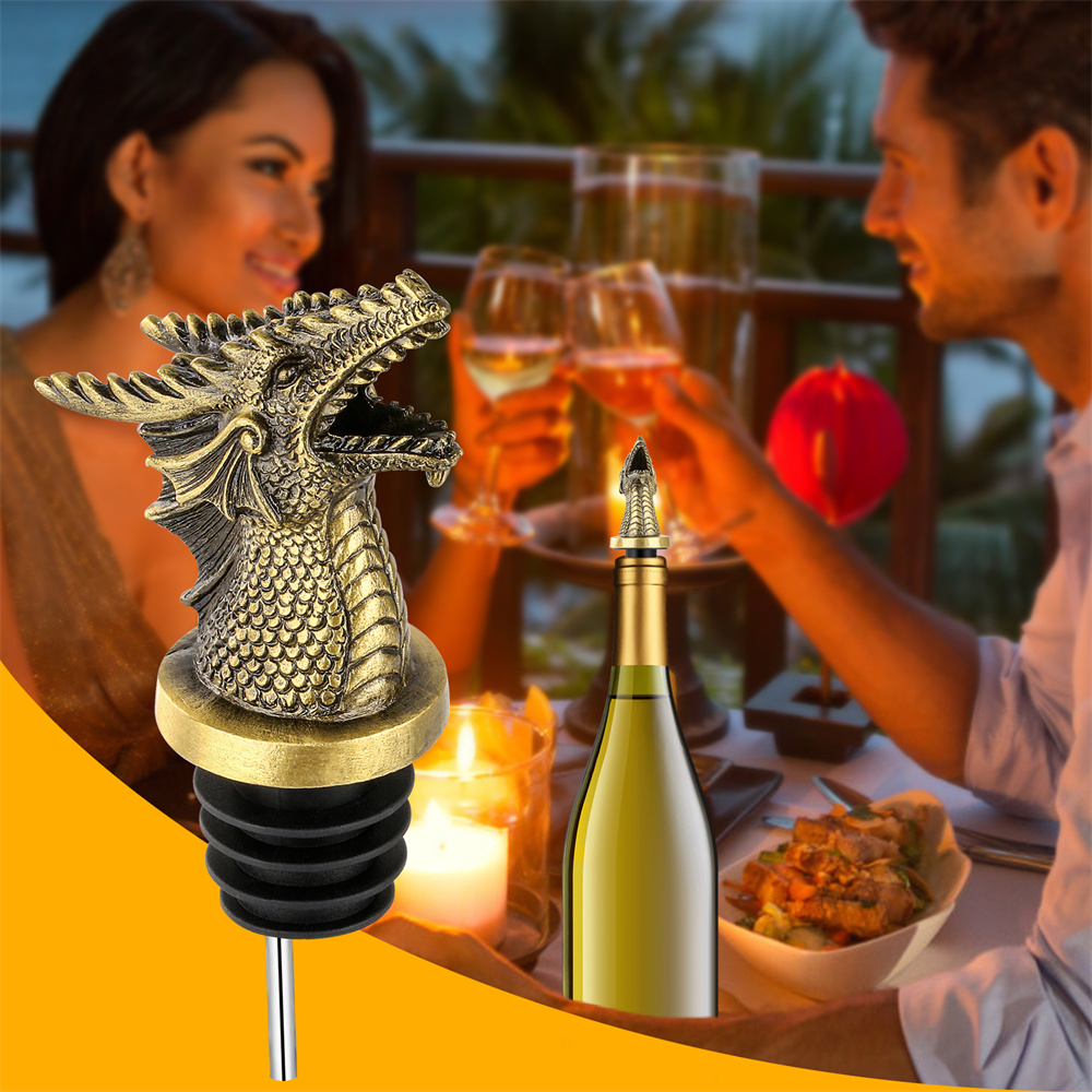 Dragon Decor Wine Bottle Stopp - Wine Preservation Pump avaliação e preço