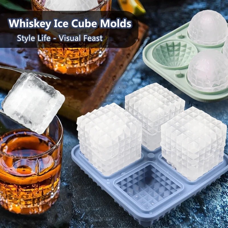 Ice Cube Tray Silicone with Li - Ice Mold Sphere avaliação e preço
