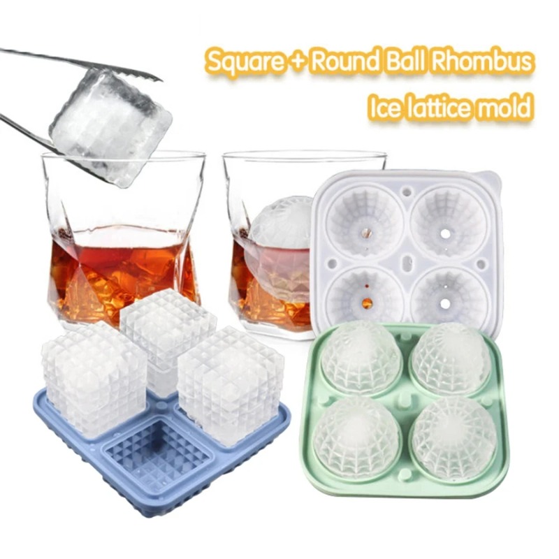 Ice Cube Tray Silicone with Li - Ice Mold Sphere avaliação e preço