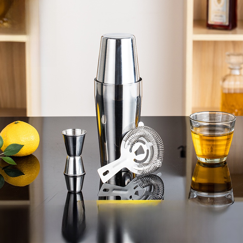 Stainless Steel Bar Tool Set C - Boston Shaker Set avaliação e preço