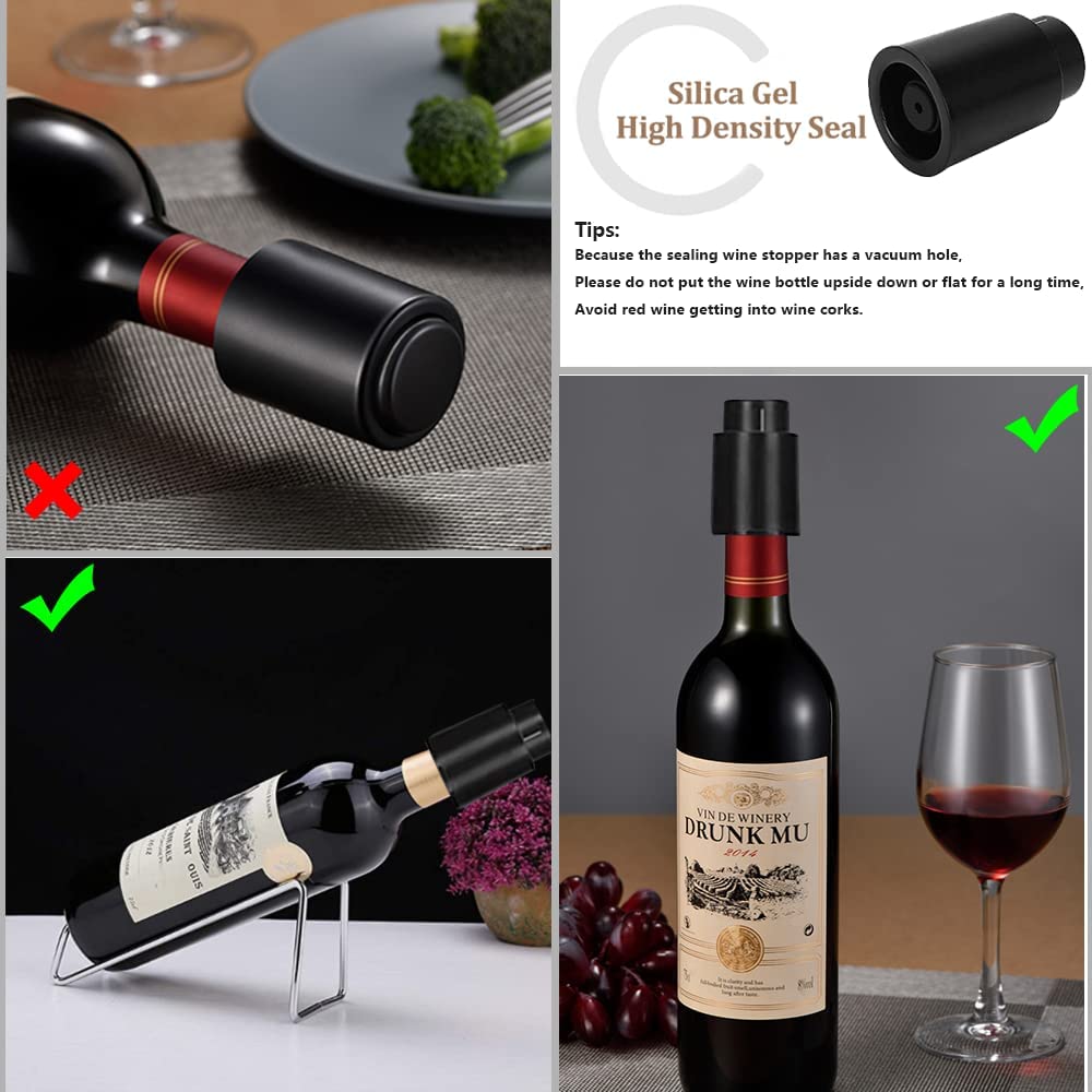Vacuum Wine Bottle Stopper Sea - Wine Preservation Pump avaliação e preço