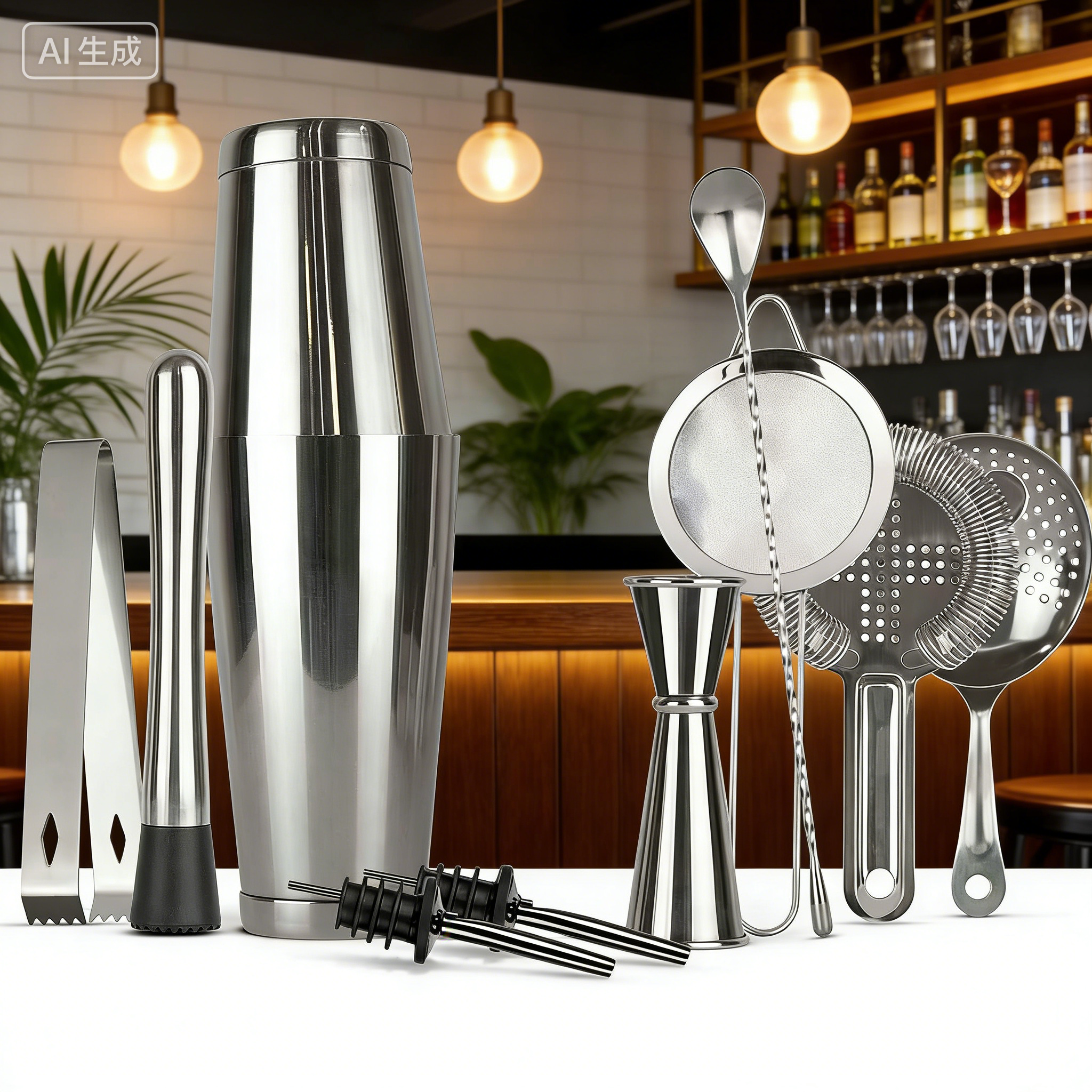 stllCAMOL FACTORY 11 Pieces Si - Boston Shaker Set avaliação e preço