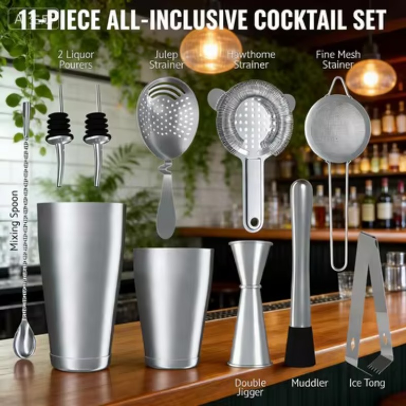 stllCAMOL FACTORY 11 Pieces Si - Boston Shaker Set avaliação e preço