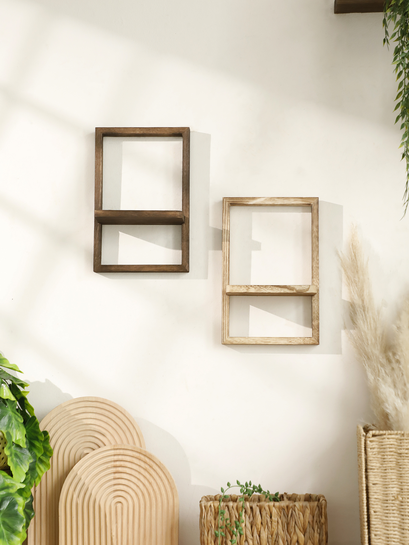 Wooden Display Shelf Floating  - Home Bar Shelf avaliação e preço