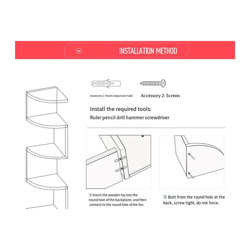 ABUL-Corner Shelf Corner Corne - Home Bar Shelf avaliação e preço