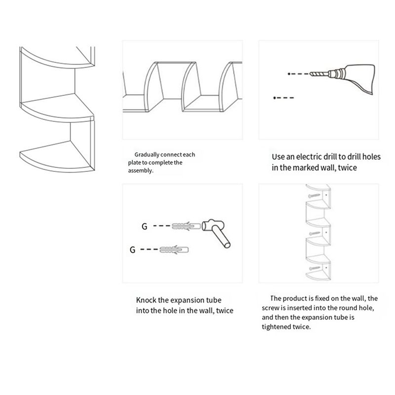 ABUL-Corner Shelf Corner Corne - Home Bar Shelf avaliação e preço