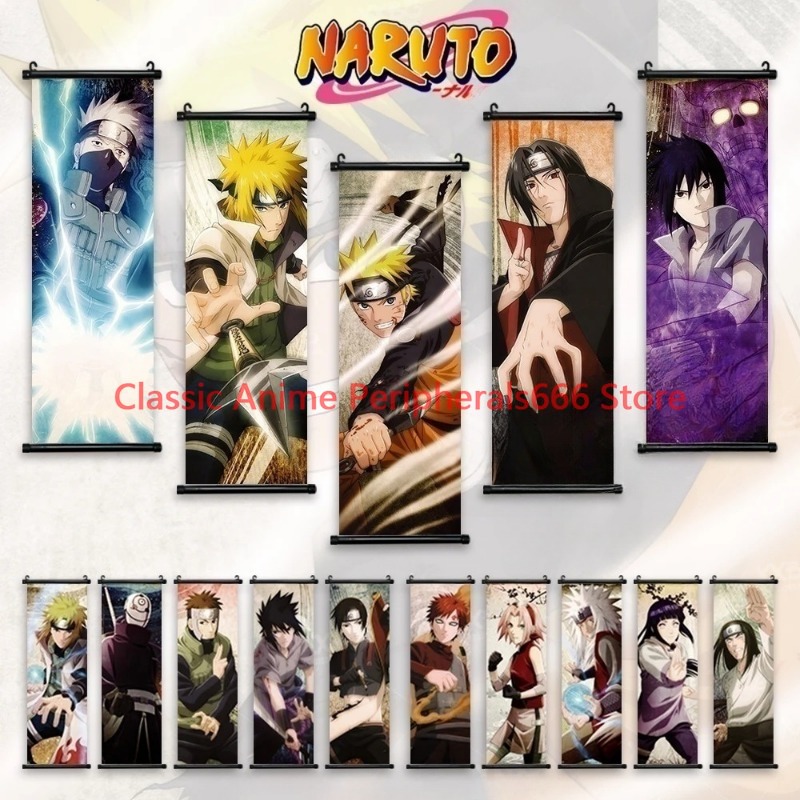 Naruto Hanging Painting Canvas - Home Bar Shelf avaliação e preço
