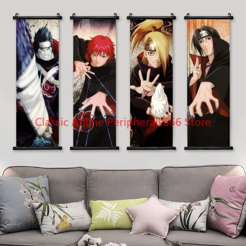 Naruto Hanging Painting Canvas - Home Bar Shelf avaliação e preço