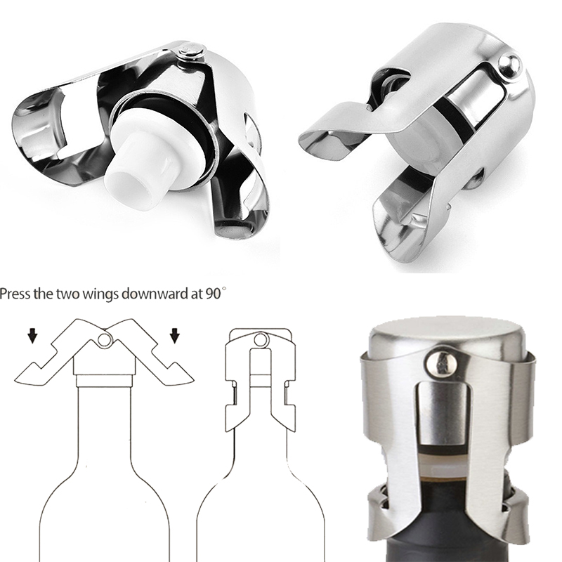 Champagne Stopper Sparkling Wi - Wine Preservation Pump avaliação e preço