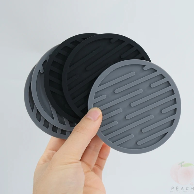 10cm Silicone Coasters Round H - Bar Mat Rubber avaliação e preço