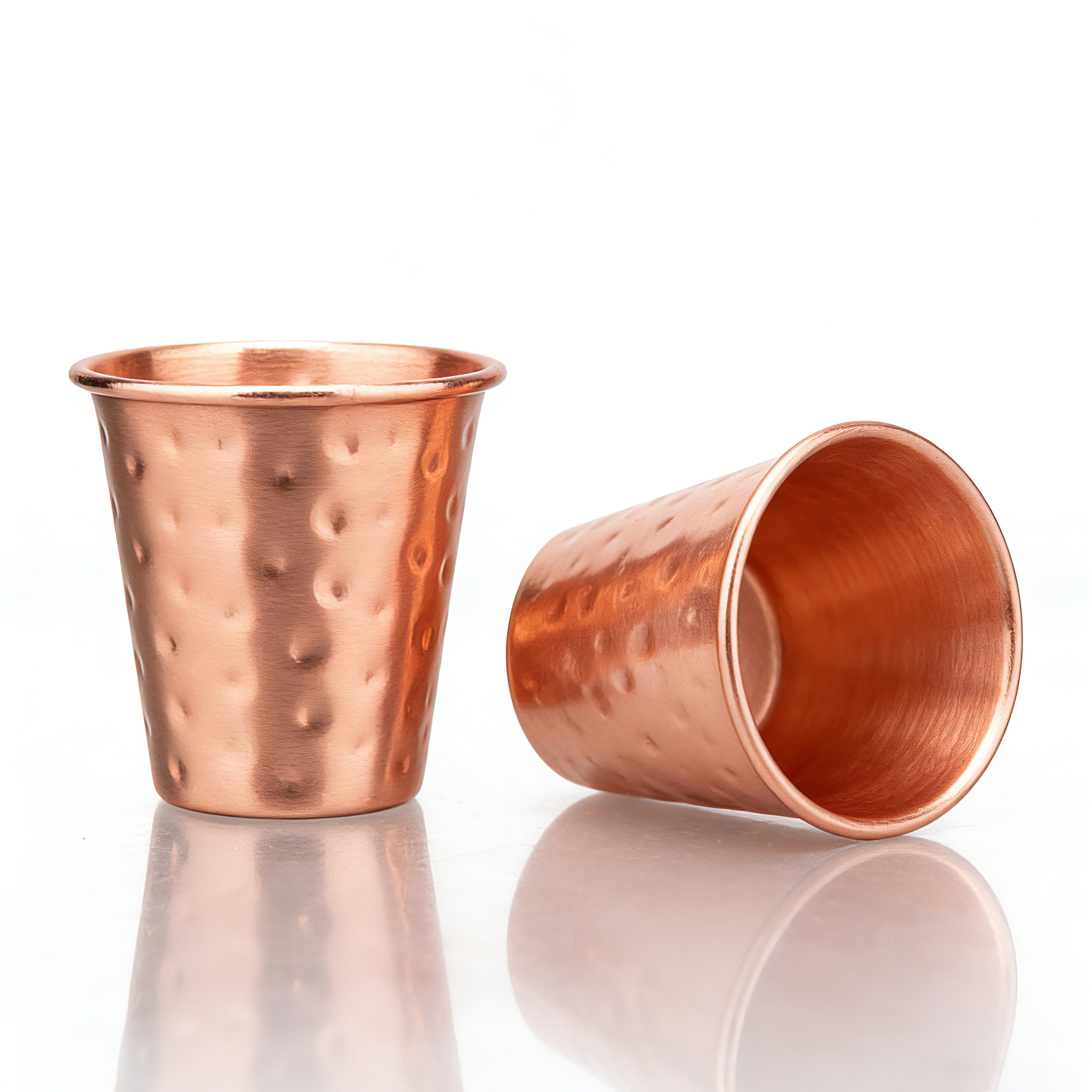 6cs 8Pcs New 100% Copper Cups  - Mule Copper Mug avaliação e preço