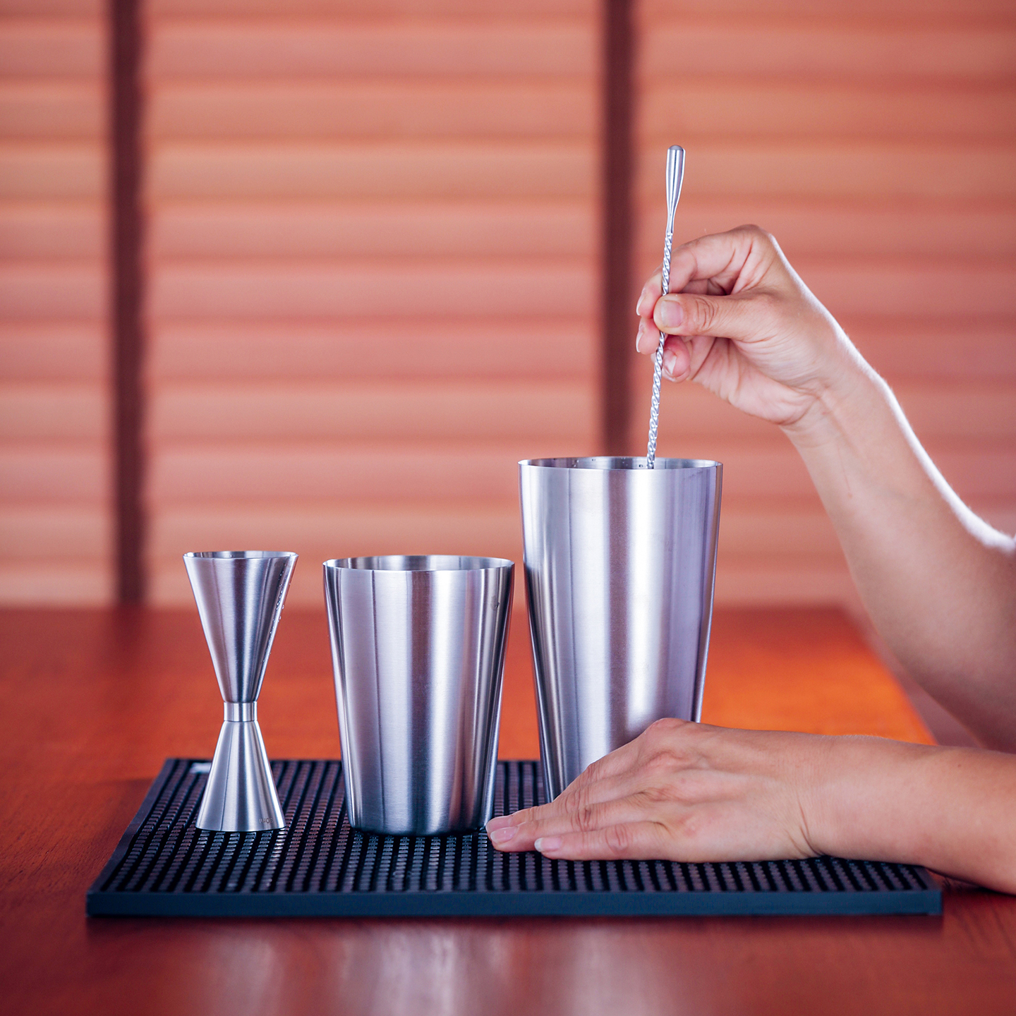 Bar Miracle 304 Stainless Stee - Boston Shaker Set avaliação e preço