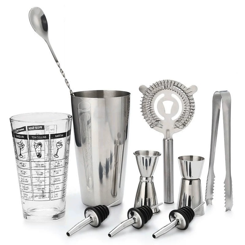 Cocktail Shaker Bar Set Stainl - Boston Shaker Set avaliação e preço