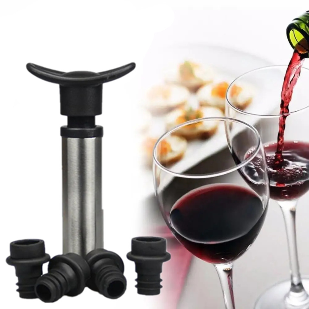 Wine Stopper with Vacuum Wine  - Wine Preservation Pump avaliação e preço