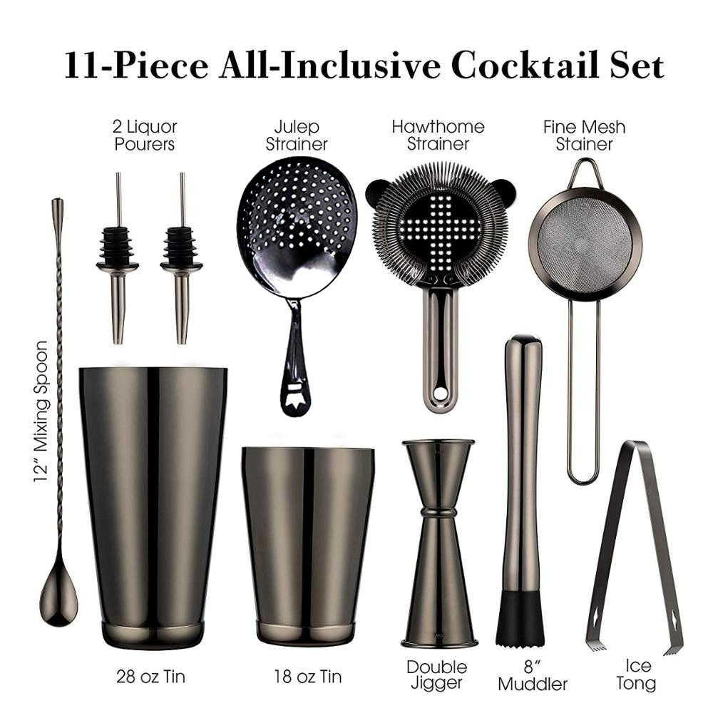 Cocktail Shaker Bar Set: 2 Wei - Boston Shaker Set avaliação e preço