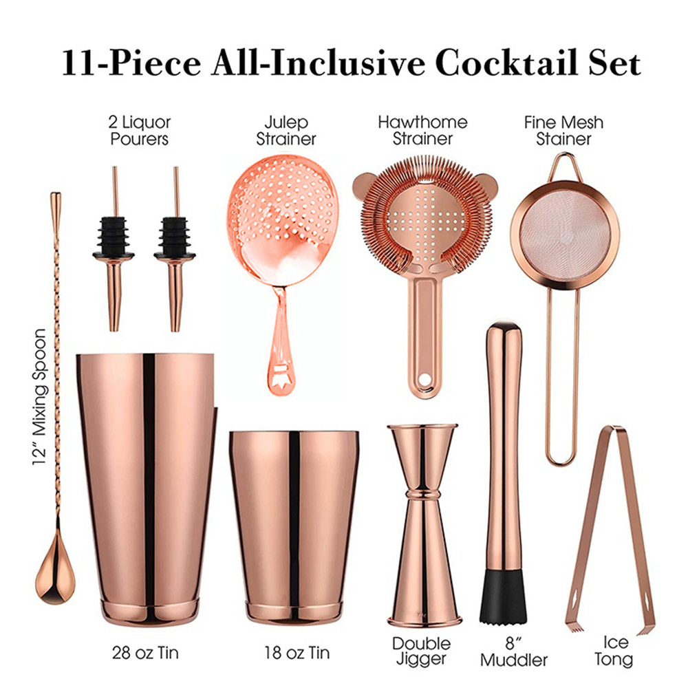 Cocktail Shaker Bar Set: 2 Wei - Boston Shaker Set avaliação e preço