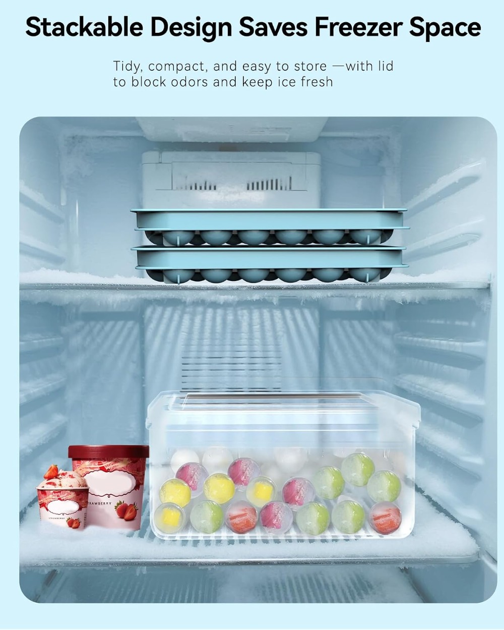 Mini Ice Ball Trays with Lid & - Ice Mold Sphere avaliação e preço