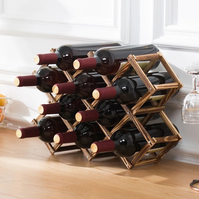 Stackable Wine Storage Shelves - Home Bar Shelf avaliação e preço
