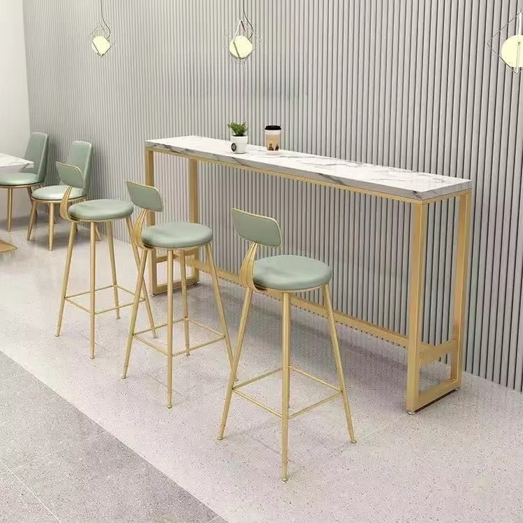 eb-Modern High Top Bar Table & - Home Bar Lounge avaliação e preço
