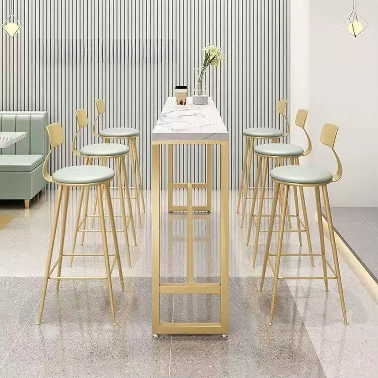 eb-Modern High Top Bar Table & - Home Bar Lounge avaliação e preço