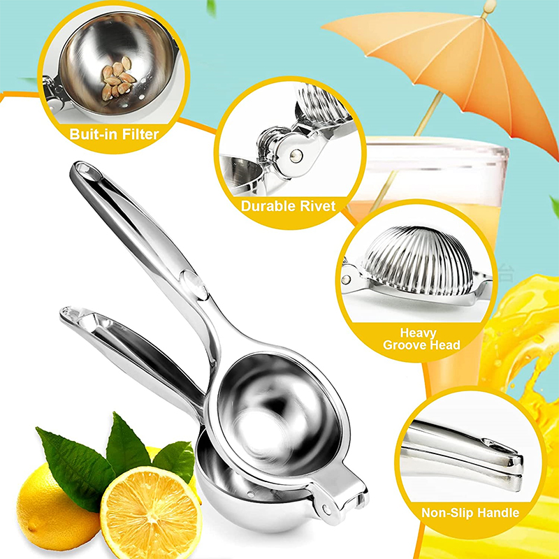 Manual Lemon Squeezer Zinc All - Citrus Juicer Bar avaliação e preço