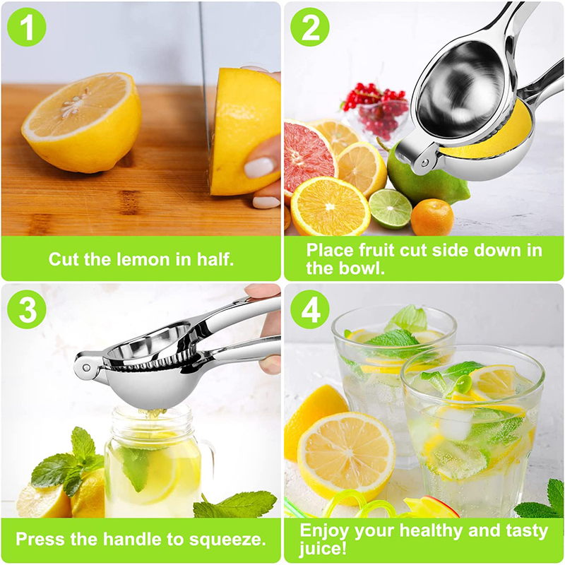 Manual Lemon Squeezer Zinc All - Citrus Juicer Bar avaliação e preço
