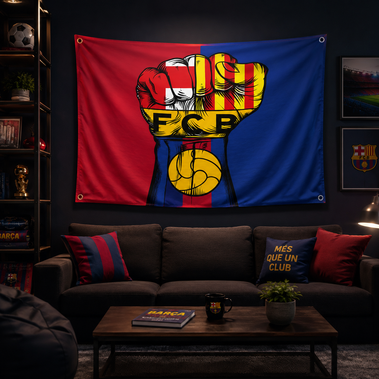 Barcelona Theme Backdrop Tapes - Home Barcelona avaliação e preço