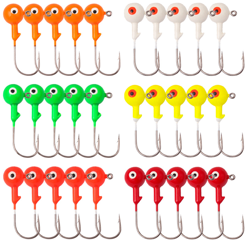 60Pcs/bag Lead Jig Heads Fishi - Jigger Double Sided avaliação e preço