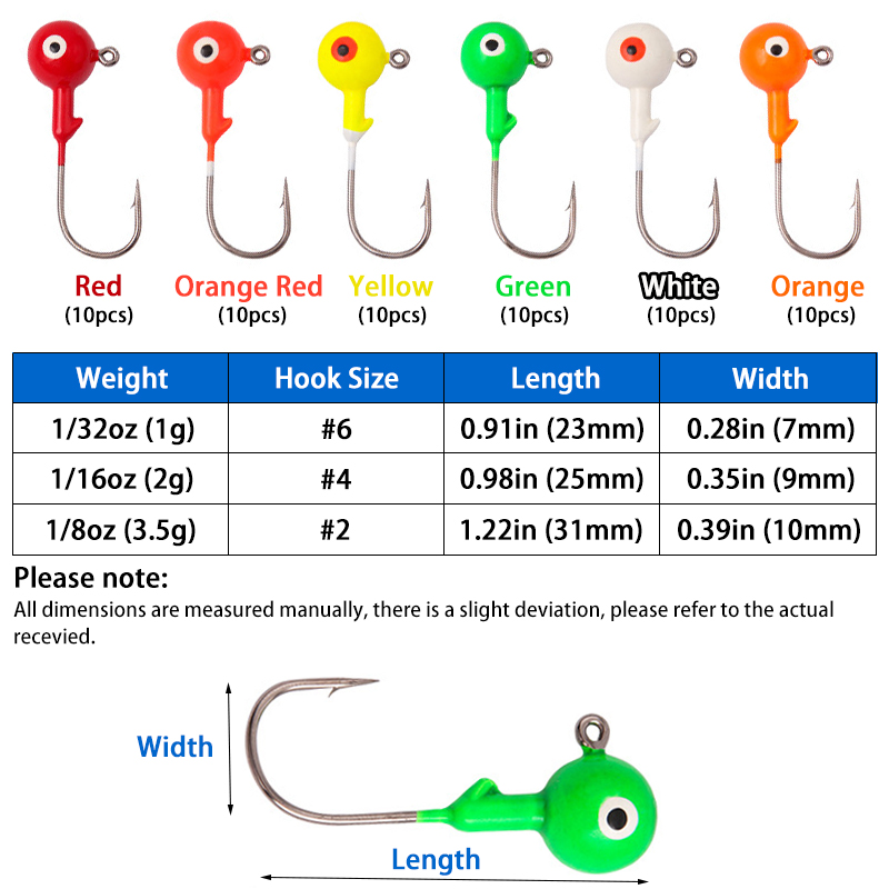 60Pcs/bag Lead Jig Heads Fishi - Jigger Double Sided avaliação e preço
