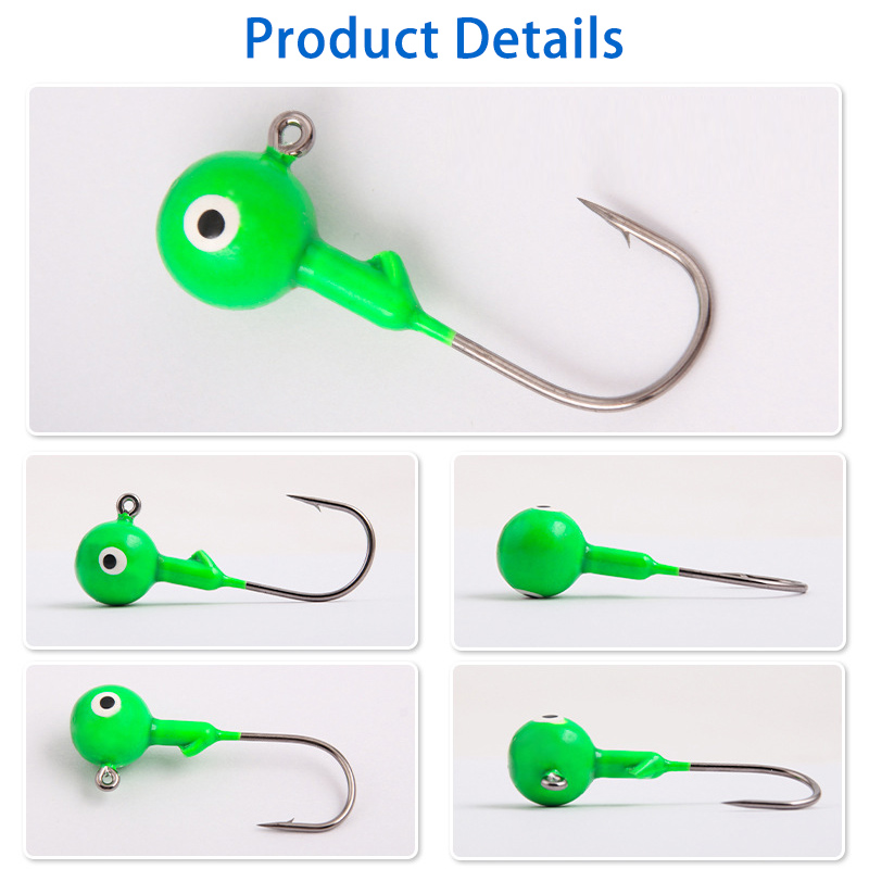60Pcs/bag Lead Jig Heads Fishi - Jigger Double Sided avaliação e preço