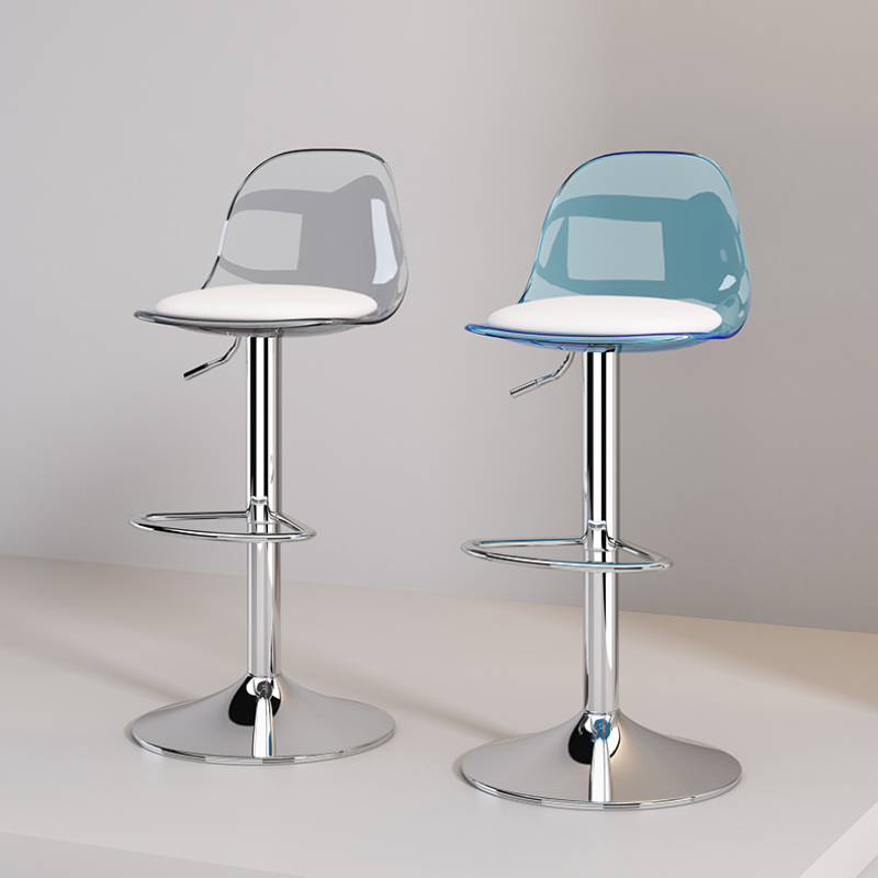 Acrylic Transparent Stool Heig - Home Bar Lounge avaliação e preço