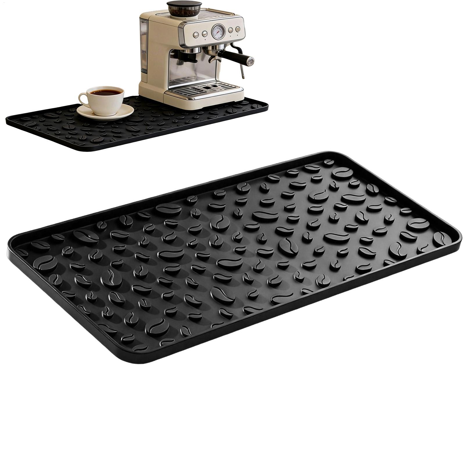 Coffee Mat Non-Slip Heat Insul - Bar Mat Rubber avaliação e preço