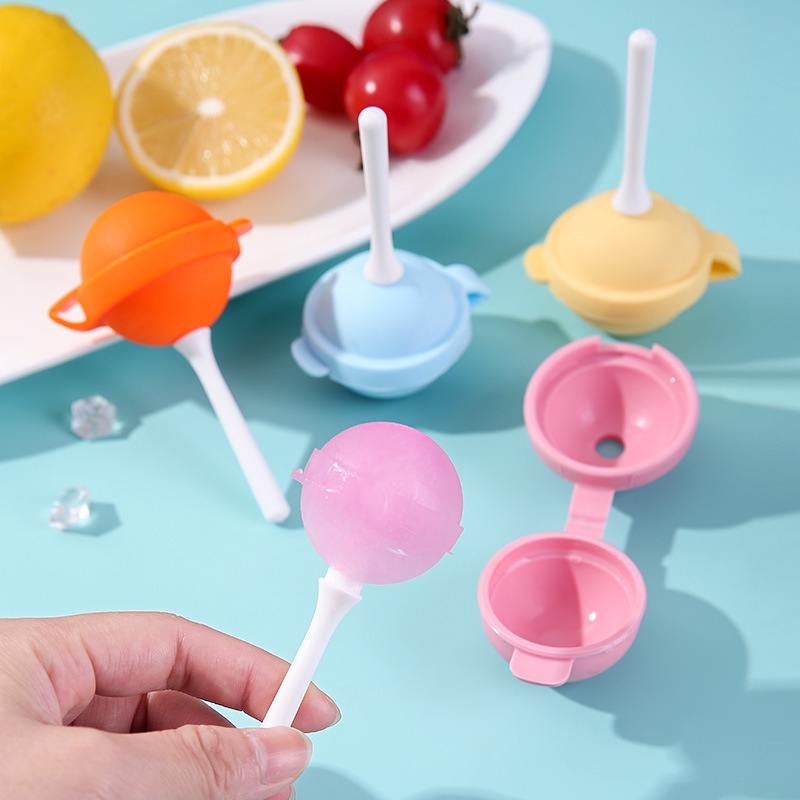 4 PCS Lollipop Ice Ball Mold S - Ice Mold Sphere avaliação e preço