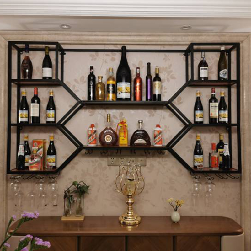 Metal Shelves Wine Cabinet Liv - Home Bar Shelf avaliação e preço