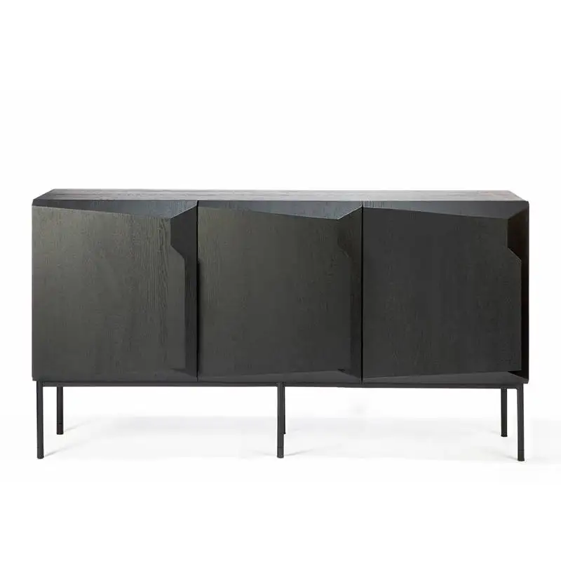Solid Wood Black Display Cabin - Home Bar Lounge avaliação e preço