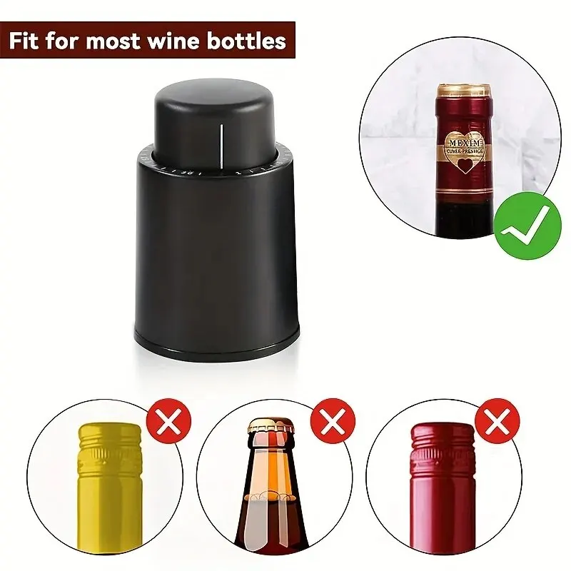 Vacuum Pump Wine Saver Cap Sto - Wine Preservation Pump avaliação e preço