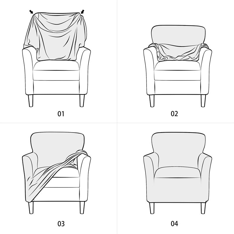 1PC Water Repellent Tub Sofa C - Home Bar Lounge avaliação e preço