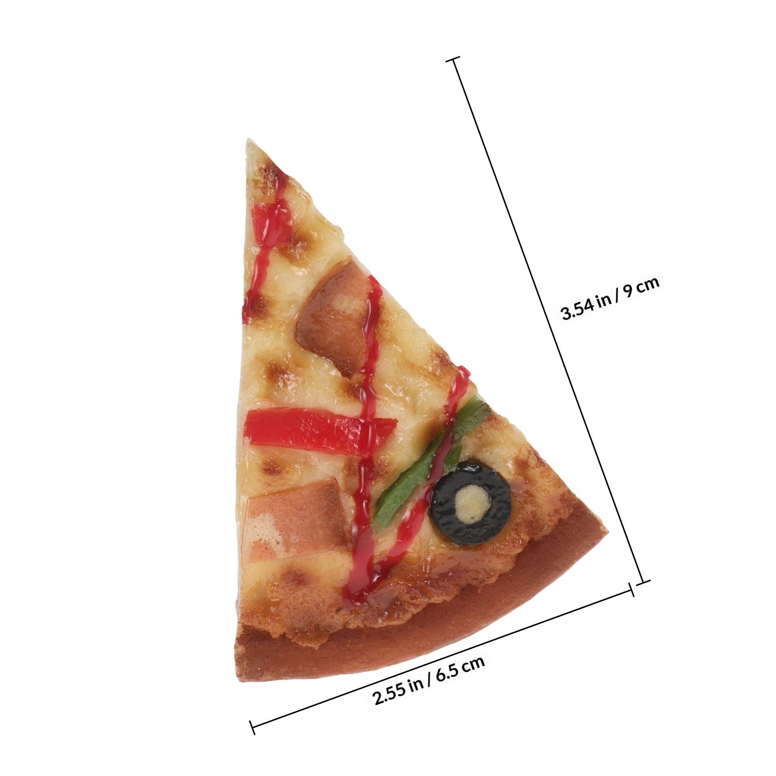 Premium Lifelike Pizza Slice A - Home Bar Shelf avaliação e preço