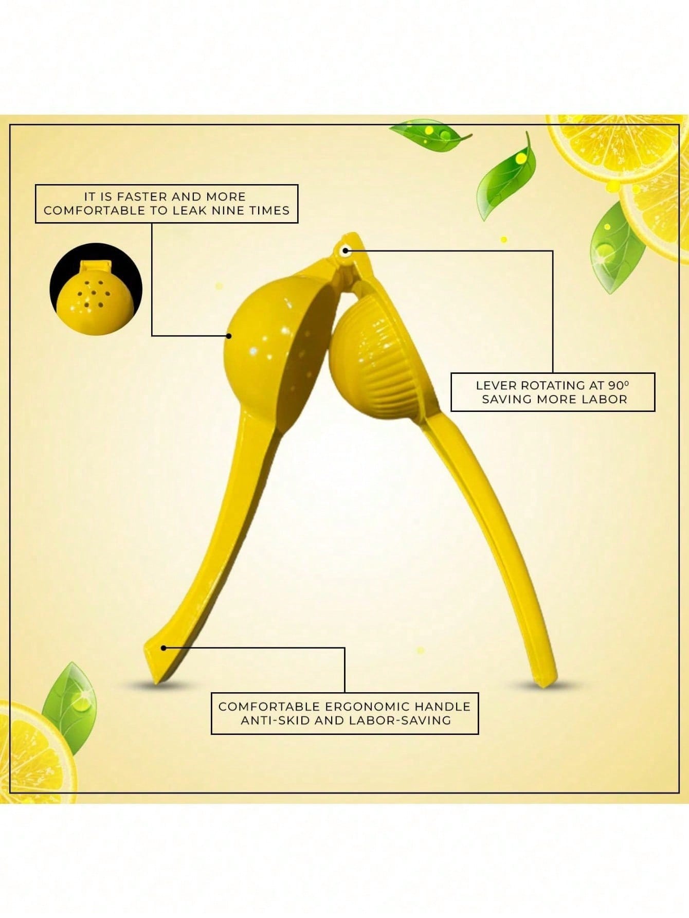 1pc Lemon Squeezer Manual Frui - Citrus Juicer Bar avaliação e preço