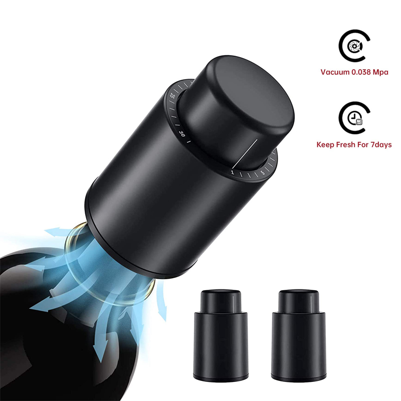 LMETJMA Wine Bottle Stoppers R - Wine Preservation Pump avaliação e preço