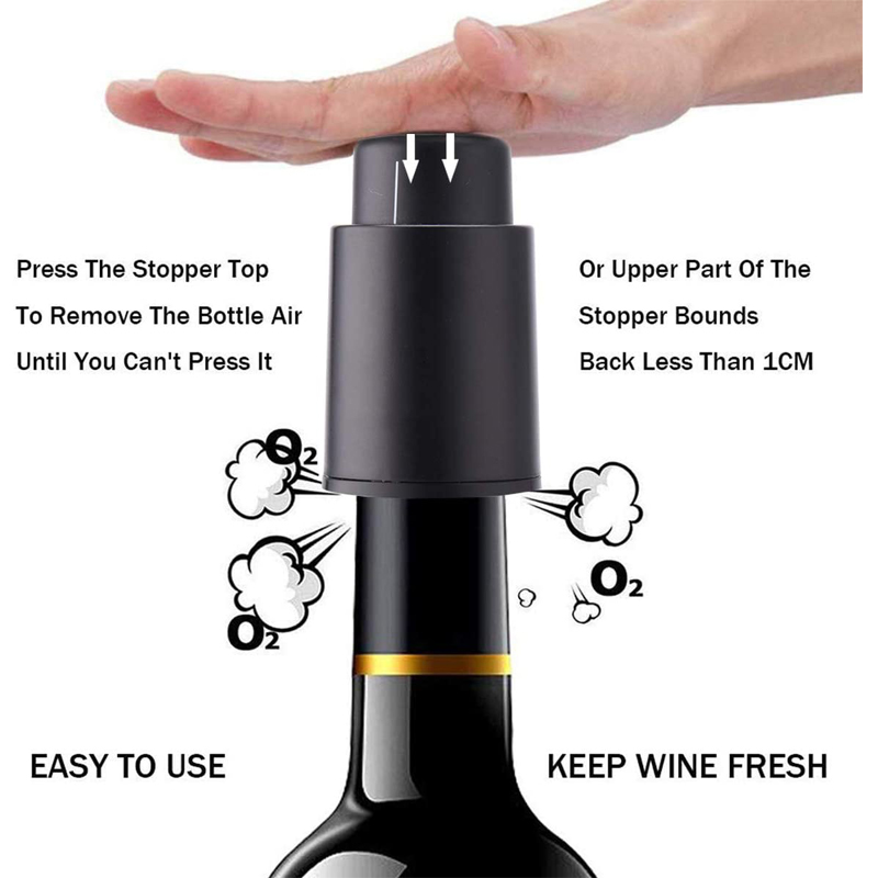 LMETJMA Wine Bottle Stoppers R - Wine Preservation Pump avaliação e preço
