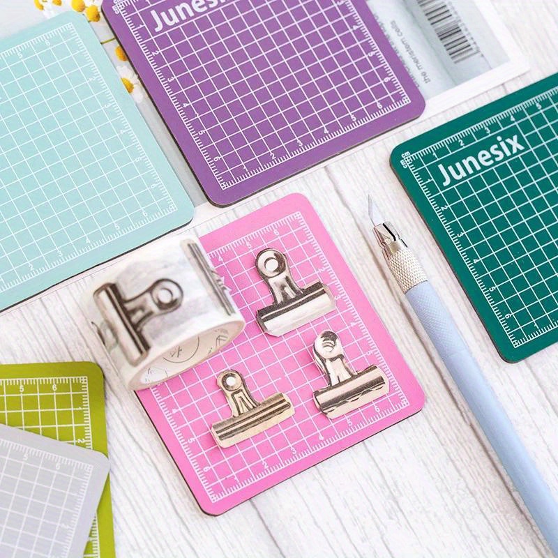 2Pcs Mini Cutting Pad Handmade - Bar Mat Rubber avaliação e preço